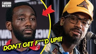 TROUBLE TERENCE CRAWFORD quotREALITY CHECKEDquot BY DEMETRIUS ANDRADE WARNS quotDONT GET FKED UPquot [upl. by Madonna277]