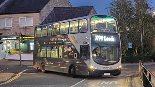 Transdev Blazefield 2427 BF62UXX On X99 To Leeds [upl. by Eiliak]