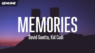 David Guetta  Memories Lyrics tiktok ft Kid Cudi [upl. by Murrell]