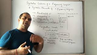 Principles of programming languages syntatic criteria and syntatic elements [upl. by Nylasej811]