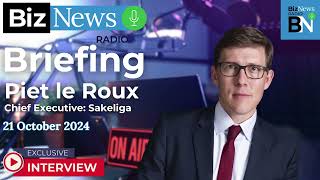 BizNews Briefing Piet le Roux  Sakeliga pushes back on BEE regulations in trade deals [upl. by Hartmann]