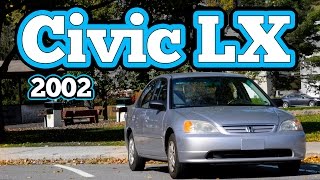 Regular Car Reviews 2002 Honda Civic LX [upl. by Acinoev]