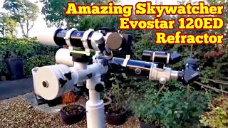 Amazing Skywatcher Evostar 120ED DS Pro 120 Apochromatic Refractor Telescope [upl. by Schaper]