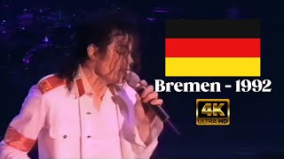 Michael Jackson  Man In The Mirror  Live in Bremen 1992 4K Remaster [upl. by Gretta]