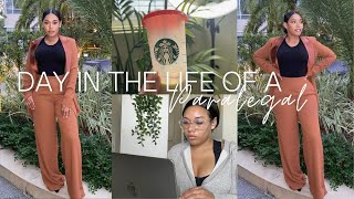 DAY IN THE LIFE OF A PARALEGAL VLOG  How to become a Paralegal  Paralegal Pros  Cons  CrysHurt [upl. by Akeemaj]