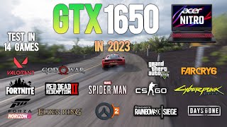 GTX 1650 Laptop Test in 14 Games in 2023 ft i5 10300H [upl. by Elise]