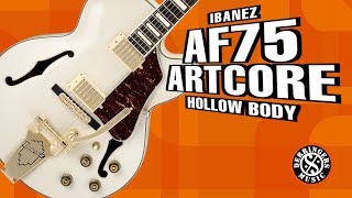 Ibanez AF75 Hollow Body Electric Guitar [upl. by Ajidahk508]