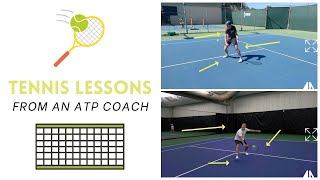 Learning Tennis Techniques from an ATP Coach [upl. by Yttel]