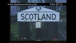 Gretna Green in the 1950s Archive film 99113 [upl. by Leahpar]