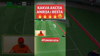 KAKVA AKCIJA ANRIJA i BESTA 🔥🔥🔥🔥fcmobile24 cr7 messi fifa gaming funnyshorts soccer funny [upl. by Ehud]