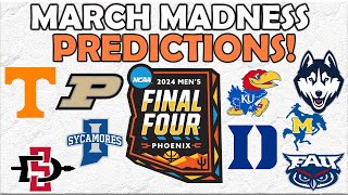 Filling Out Joe Lunardi’s BRACKETOLOGY Full MARCH MADNESS PREDICTIONS [upl. by Attennod]