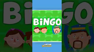 BINGO Dog Song 🐶  Rhymes and Songs For Kids  Captain Discovery shorts [upl. by Broddy818]