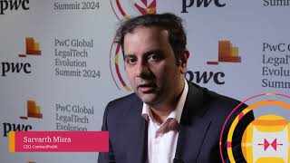 Sarvarth Misra at PwC UK’s Global LegalTech Evolution Summit 2024 [upl. by Izabel251]