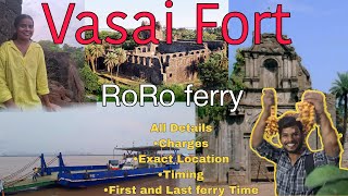 First experience of RoRo service l Bhayandar to Vasai l Vlog l Vasai fort  Thane l Palghar l Mumbai [upl. by Ylicis]