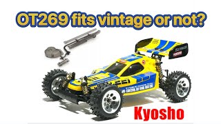 Installing Kyosho Optima MId Rere part OT269 on Vintage Turbo Optima Mid [upl. by Nosdivad]