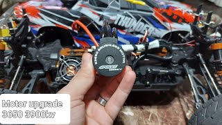 Motor upgrade LAEGENDARY Thunder  goolrc 3650 3900kv [upl. by Samtsirhc]