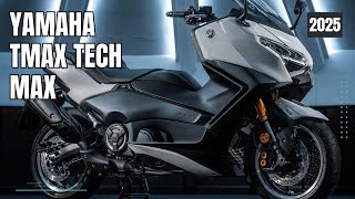 2025 New Motorcycle Yamaha Tmax Tech Max Officially Launch [upl. by Darnall]