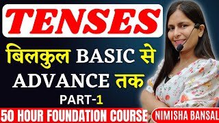 TENSES IN ENGLISH GRAMMAR  TENSE  COMPLETE TOPIC  ALL TYPES  CONCEPT  PRACTICE  NIMISHA BANSAL [upl. by Jeavons943]