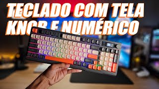 TECLADO quotFULLSIZEquot TELA E KNOB POR R 170  Freewolf M96 [upl. by Ettelrats]