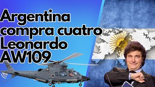 La Armada Argentina firma la compra de cuatro Leonardo AW109 [upl. by Nedry]