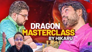 Nakamuras masterclass in the Accelerated Dragon  MVL vs Hikaru  Global Chess League 2024 [upl. by Chandless]