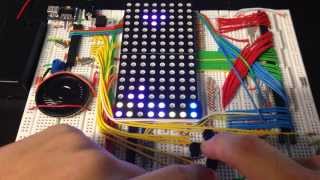 Playing Tetris on a 16x8 RGB LED Matrix [upl. by Grossman]