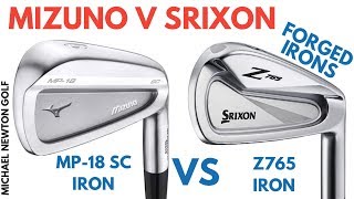 Mizuno MP18 SC Iron VS Srixon Z765 Iron Head To Head [upl. by Aja530]