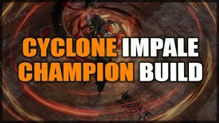 PATH of EXILE Legion Impale Champion Build Cyclone or Bladestorm My League Starter [upl. by Delastre]