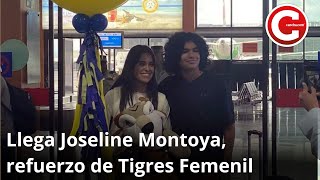 Llegada de Joseline Montoya refuerzo de Tigres Femenil [upl. by Mlawsky]