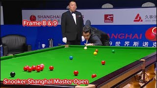 Snooker Shanghai Masters Ronnie OSullivan vs Shaun Murphy  frame 8 amp 9 [upl. by Ranchod911]