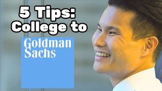 My Top 5 Tips to Get Into Investment Banking exGoldman Sachs Banker [upl. by Akihsat]