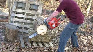 Chainsaw review husqvarna 372xp [upl. by Yrelav408]