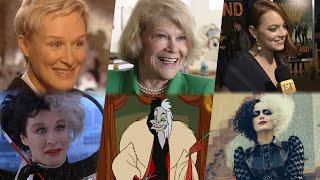 ALL THREE Cruella de Vil Actresses Talk Playing The Iconic 101 Dalmatians Villain [upl. by Annaujat]