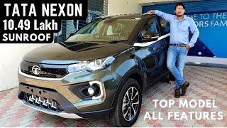 New Tata Nexon XZ Optional Premium SUV  Sunroof New Interiors Features Price  Tata Nexon BS6 [upl. by Addam]