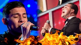 ¡UN DÚO IMPRESIONANTE Cristian Castro cantó a capela con Elías Jácamo sus grandes éxitos [upl. by Laemsi]