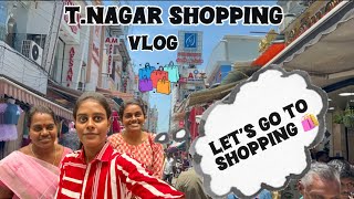 TNagar Budget Shopping Vlog  Chennai Shopping Vlog  pondy bazaar  Tnagar street shopping [upl. by Arjan]