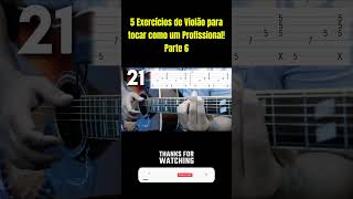 Aprenda a tocar 5 Exercícios de dedilhado no Violão FingerstylePARTE 6 [upl. by Bernardi]