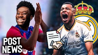 MBAPPÉ ya ha FIRMADO por el REAL MADRID  El BARÇA quiere a DAVIES [upl. by Anirdnaxela]