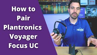 How to Pair Plantronics Voyager Focus UC [upl. by Arza]