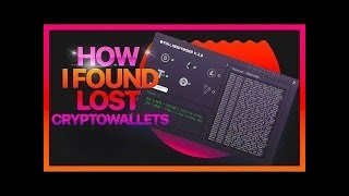 Find Lost Crypto Wallets Software  FREE 2024 [upl. by Sakhuja]