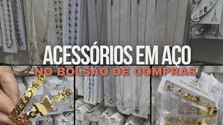 ACESSÓRIOS EM AÇO NO BOLSÃO DE COMPRAS 25 de março [upl. by Etta825]