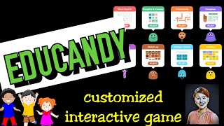 EDUCANDY tutorial  Create Fun and Interactive Learning activity game for kids and students [upl. by Ztnahc]