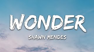 Shawn Mendes  Wonder Lyrics [upl. by Luaped]