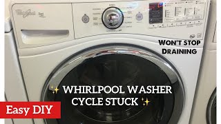 ✨ Whirlpool Frontloader With E03 F08 ERROR Code  EASY FIX✨ [upl. by Notpmah474]