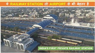 Private Railway Station in India  Habibganj Railway station redevelopment  Papa Construction [upl. by Condon]