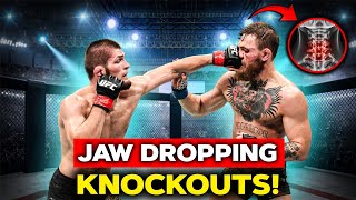 MOST JAWDROPPING KOCKOUTS IN MMA HISTORY [upl. by Eltrym660]