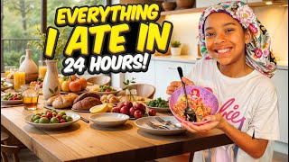 EVERYTHING I ATE IN 24 HOURS [upl. by Dinnage]