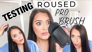 TESTING THE ROUSED PRO BRUSH HIT OR MISS HONEST FIRST IMPRESSION [upl. by Anoirb]