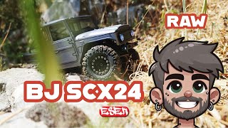 RC scaler  SCX24 BJ  short ride  RAW [upl. by Palm576]