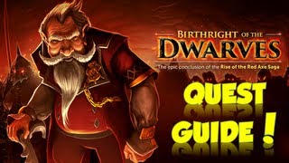 Birthright of the Dwarves  new grandmaster quest guidewalkthrough [upl. by Ewell]